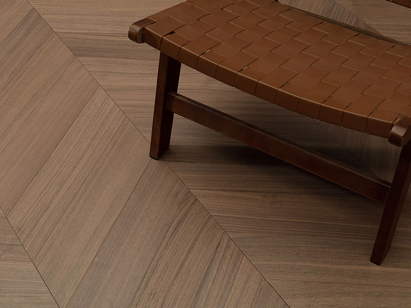 MEZOO Flooring - 99 Series Chevron Russian All-Birch - Black Walnut KY9972 2