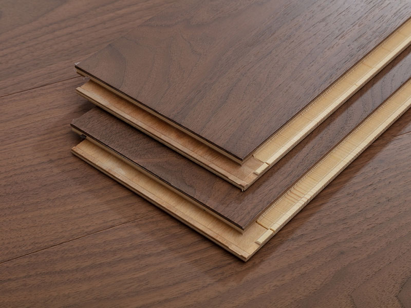 MEZOO Flooring - 28 Series New Pure 3-Layer - Black Walnut MZ2818 4