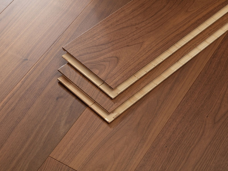 MEZOO Flooring - 28 Series New Pure 3-Layer - Black Walnut MZ2819 2