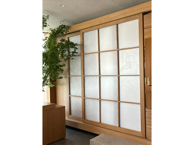 Muchenyipin - Custom Wood Sliding Door - DuPont-Paper / Natural-Paper Door