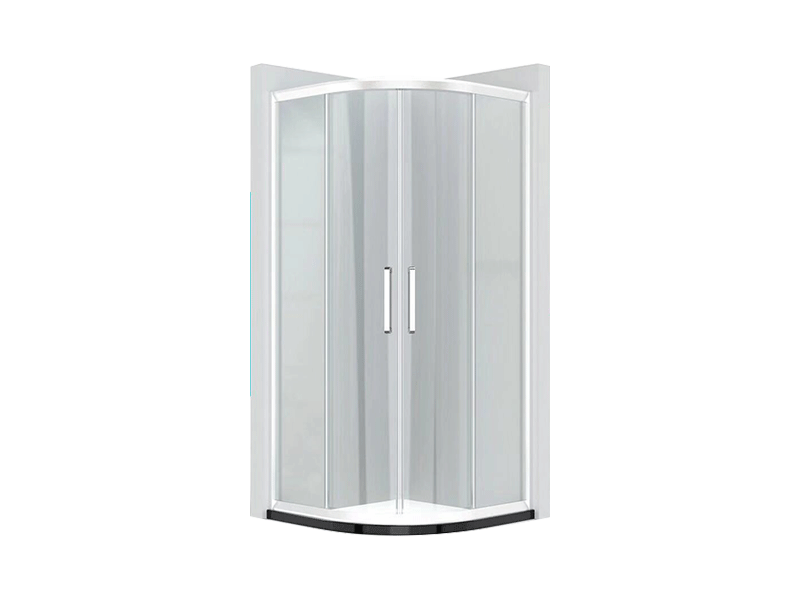 Custom Shower Enclosure - Sujia 10mm Tempered Glass 6cm Standard Electrophoretic Aluminum Frame - Curved