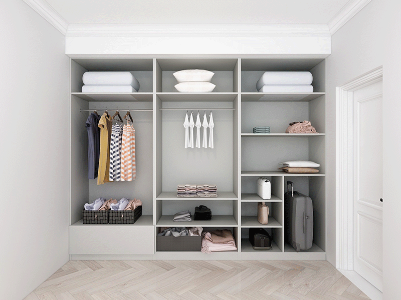 Molan Custom Cabinets [Whole-Home Package] - 1BR1LR - Master Wardrobe + Second Wardrobe + TV Cabinet + Balcony Cabinet 5
