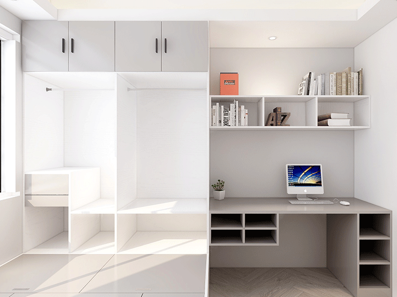 Molan Custom Cabinets [Whole-Home Package] - 2BR1LR Package B - Master Wardrobe + Second Tatami + TV Cabinet + Shoe Cabinet + Balcony Cabinet 3