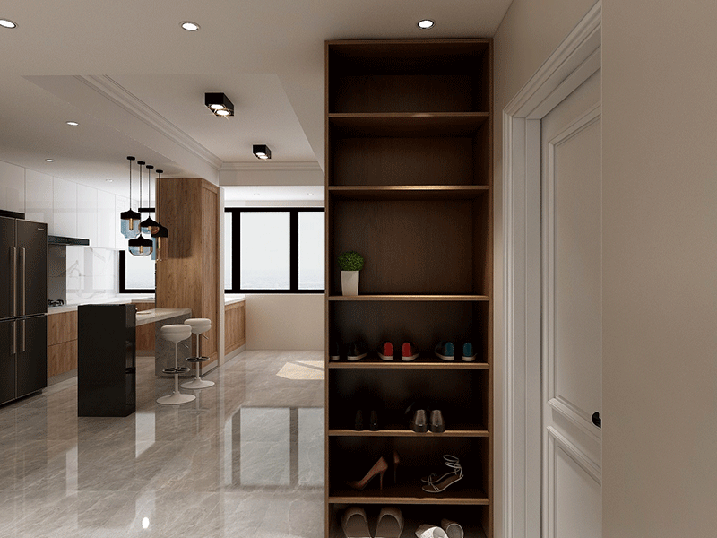 Molan Custom Cabinets [Whole-Home Package] - 3BR1LR Package A - Master Wardrobe + Second Wardrobe + Bookcase + TV Cabinet + Shoe Cabinet + Balcony Cabinet 5
