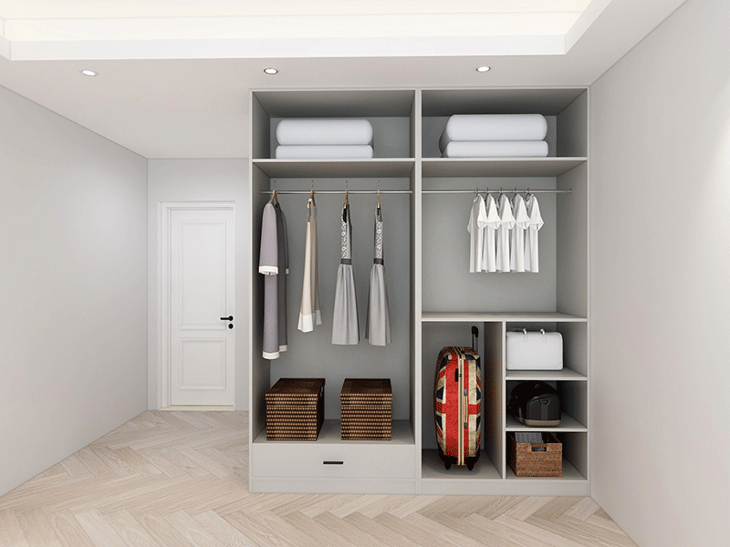 Molan Custom Cabinets [Whole-Home Package] - 3BR1LR Package A - Master Wardrobe + Second Wardrobe + Bookcase + TV Cabinet + Shoe Cabinet + Balcony Cabinet 2