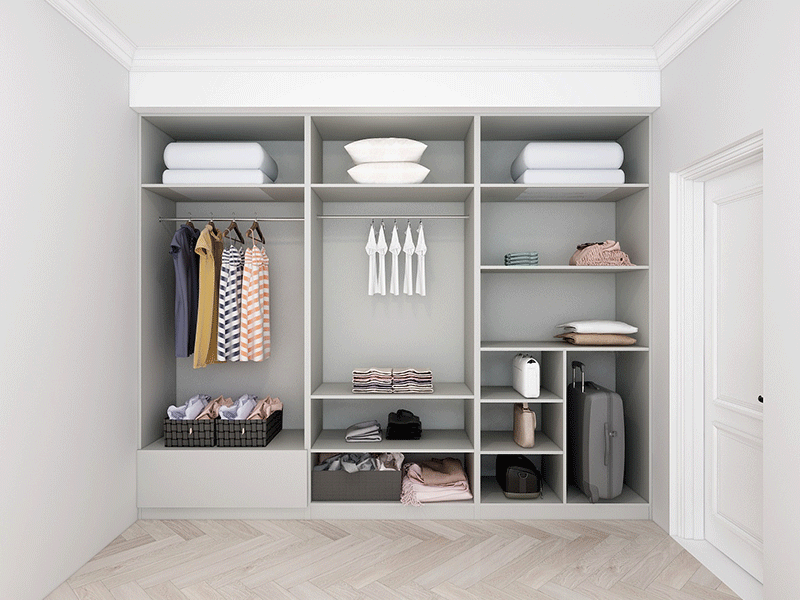 Molan Custom Cabinets [Whole-Home Package] - 3BR1LR Package B - Master Wardrobe + Second Tatami + Bookcase + TV Cabinet + Shoe Cabinet + Balcony Cabinet 7