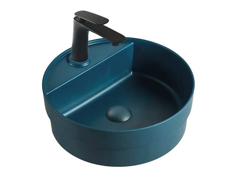 Ins-Style Countertop Basin [Meibainian] Minimalist Round Art Countertop Basin - Multi-Color Single Basin 5
