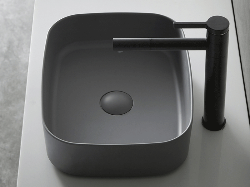 Ins-Style Countertop Basin [Meibainian] Home Square Bathroom Basin - Multi-Color Single Basin
