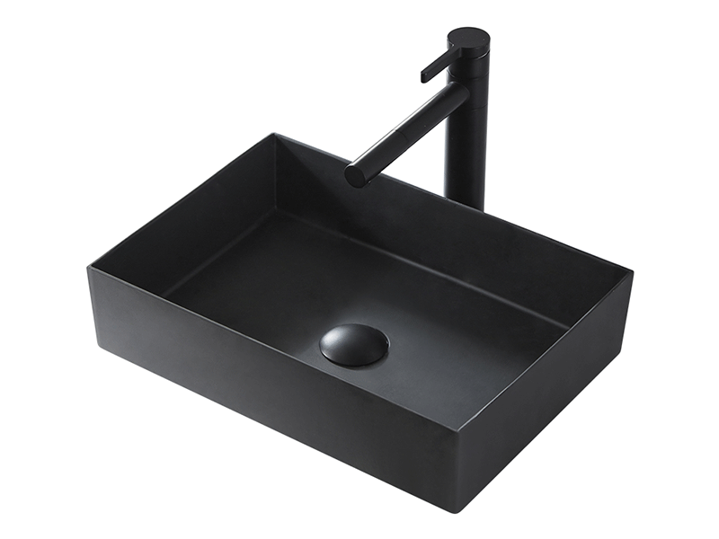Ins-Style Countertop Basin [Meibainian] Black Countertop Basin - Home Bathroom Basin - Multi-Color Single Basin 5