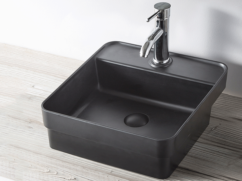 Ins-Style Countertop Basin [Meibainian] Nordic Semi-Recessed Basin - Multi-Color Single Basin 4