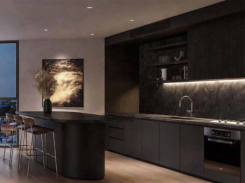 BRUNHOME - Wood-Veneer Door TV02