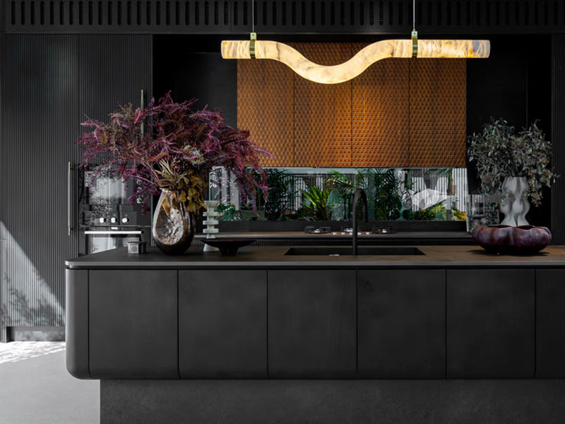 BRUNHOME - Wood-Grain Melamine Door LA02 2
