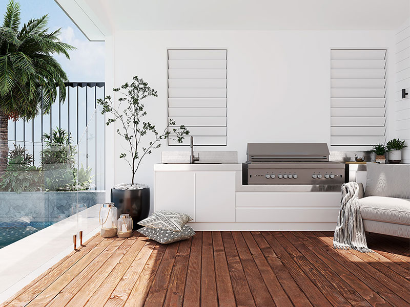 BRUNHOME - Outdoor Cabinet Door - Aluminum Honeycomb Door