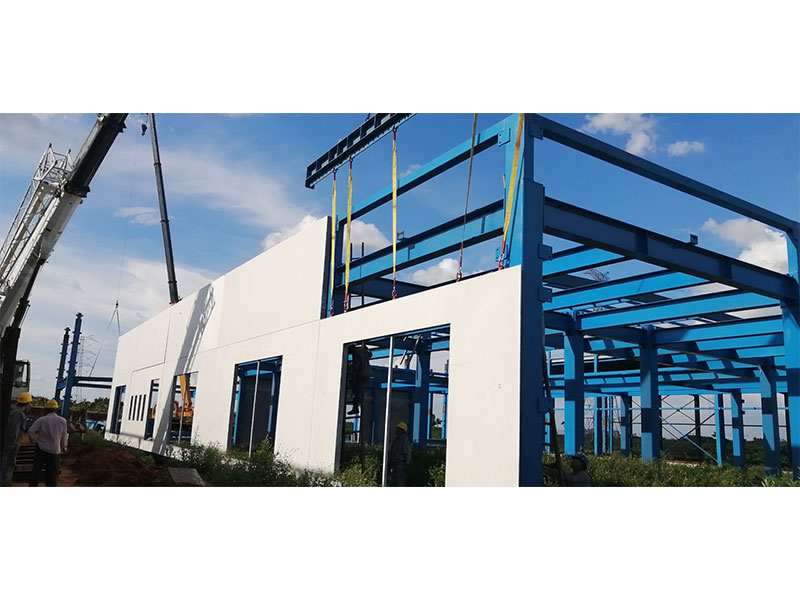 AkoeTech Prefab Building - [Interior] Lightweight High-Strength Inorganic Panel (Non-Load-Bearing) Ceramsite Aggregate (Saw-Cut) 3