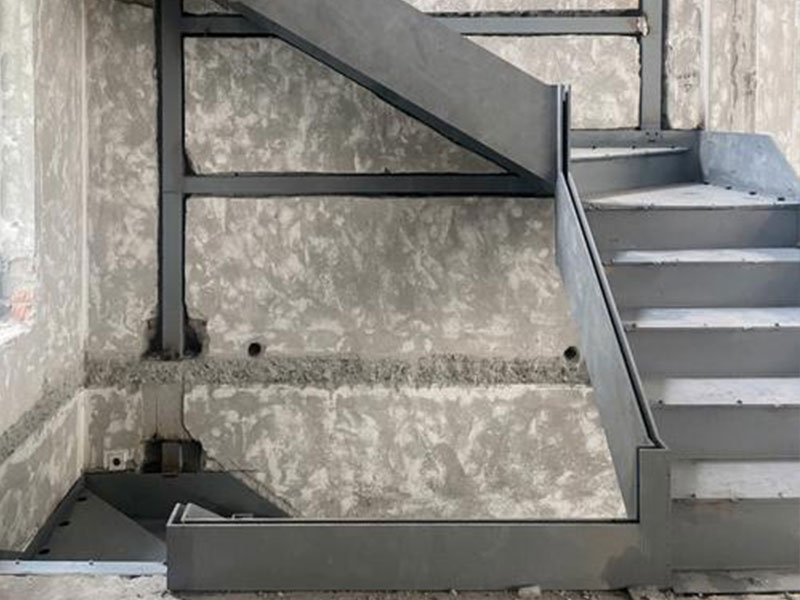 AkoeTech Prefab Building - [Stair] Steel Staircase
