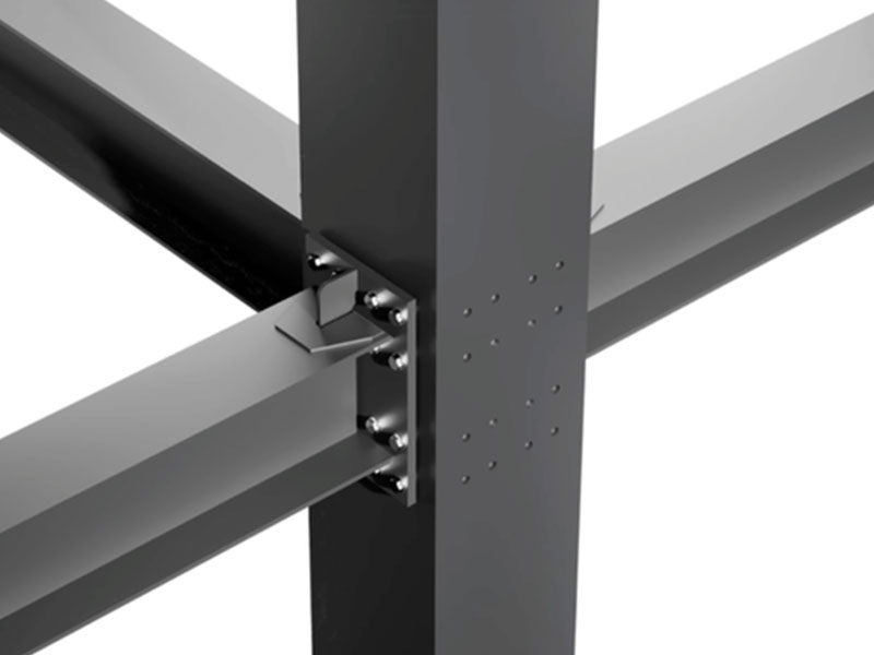 AkoeTech Prefab Building - [Steel Support] Accessories - Support System / Built-In Node / One-Way High-Strength Bolt 2