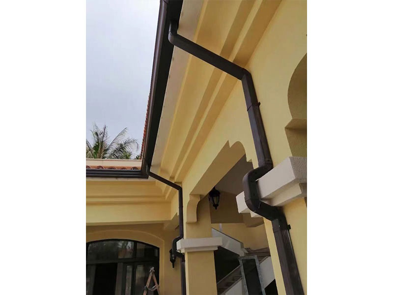 AkoeTech Prefab Building - [Exterior] Gutter & Downspout System