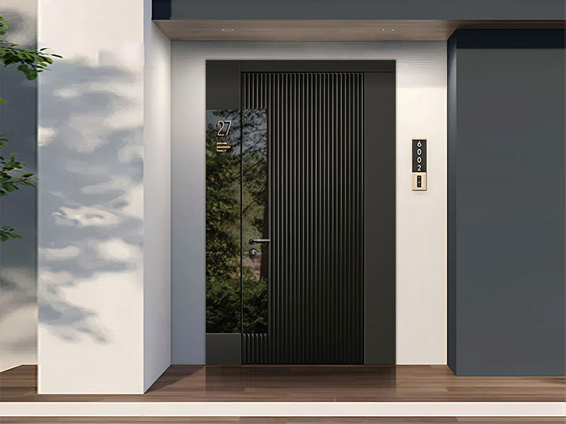 AkoeTech Prefab Building - [Doors & Windows] Aluminum Lacquered Entry Door / Steel Lacquered Door 2