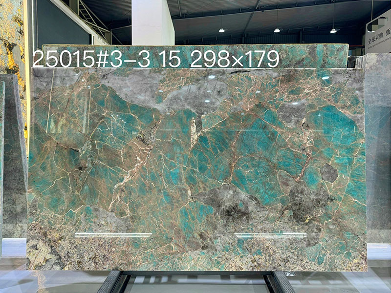 Panlong Stone - Natural Marble Luxury Series Amazon Green (ordered by actual slab size; sold at slab size if under one slab) 3