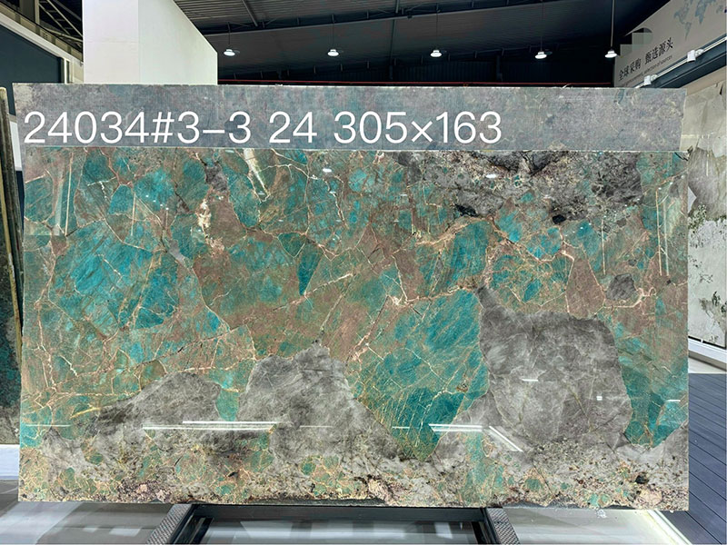Panlong Stone - Natural Marble Luxury Series Amazon Green (ordered by actual slab size; sold at slab size if under one slab) 4