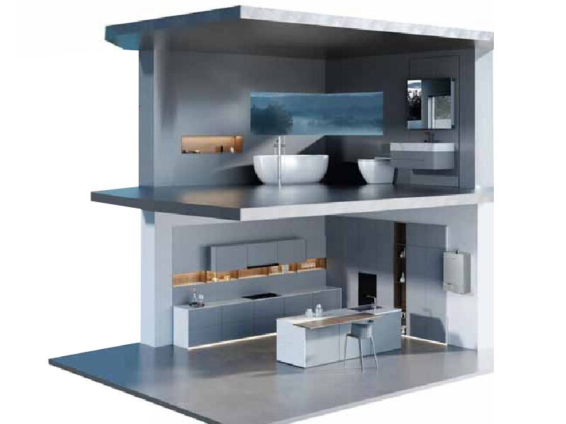UHI Integrated Housing - Bathroom Space Expert Select Floor System - ET Series Floor 2