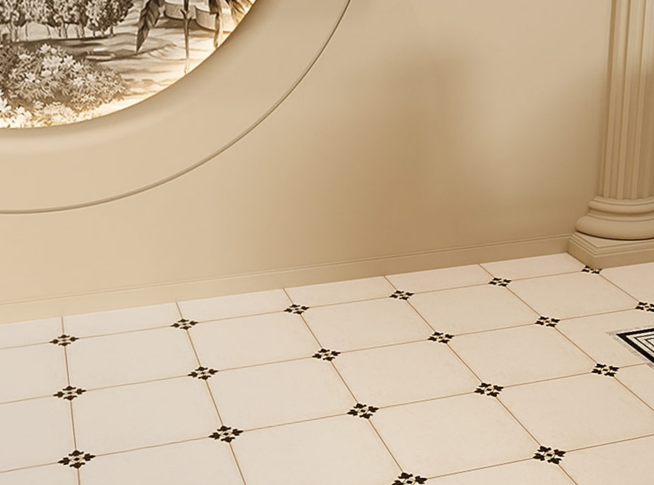 MEZOO Flooring - Wood-Door-Matched Custom Baseboard